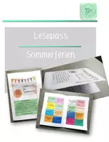 Vorschau - Unterrichtsreihen - Materialpaket Lesepässe - Deckblatt