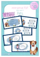 Vorschau - Interaktives Material - interaktive PDF - Who am I? - 9 Pets - Deckblatt