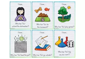Vorschau - Bildkarten - I have... who has...? - "daily routines" - Seite 3
