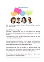 Vorschau - Arbeitsblätter - Bedürfnisse (1) - 6 Abs + Einstieg + Karteikarten - Deckblatt