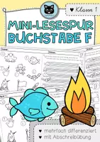 Vorschau - Unterrichtsreihen - Mini-Lesespur | Buchstabe F | Klasse 1 - Deckblatt