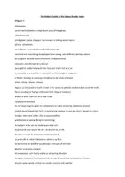 Vorschau - Arbeitsblätter - Hitchhikers Guide to the Galaxy - Reader Notes - Vocabulary and Tasks - Deckblatt