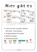 Vorschau - Arbeitsblätter - 30 Lieder • Quiz mit Boomwhackers oder virtuellem Xylofon - Seite 3