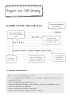 Vorschau - Merkblätter - Regeln zur Heftführung - Seite 1