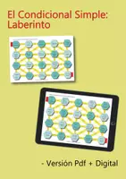 Vorschau - Arbeitsblätter - El Condicional Simple: Laberinto Spiel (Spanisch) - Seite 1
