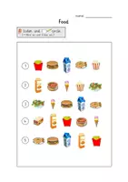 Vorschau - Arbeitsblätter - (junk) food Arbeitsblätter für die Grundschule - Seite 1