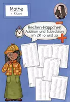 Vorschau - Arbeitsblätter - Kopfrechnen Klasse 1 ZR 20 | Rechen-Häppchen Mathe - Deckblatt