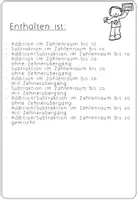 Vorschau - Arbeitsblätter - Kopfrechnen Klasse 1 ZR 20 | Rechen-Häppchen Mathe - Seite 2
