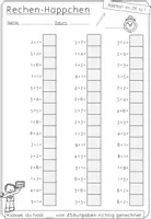 Vorschau - Arbeitsblätter - Kopfrechnen Klasse 1 ZR 20 | Rechen-Häppchen Mathe - Seite 3