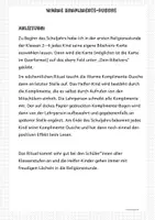 Vorschau - Text - Warme Komplimente-Dusche im Anfangsritual Religion Klasse 2-4 - Seite 1