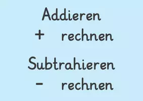 Vorschau - Poster - Aushang Addition und Subtraktion schriftlich ZR 100 - Seite 2