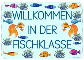 Vorschau - Poster - Willkommensgruss für die Tür / Thema Meer und Fische - Seite 2