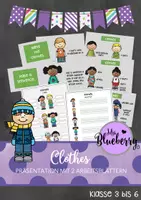 Vorschau - Arbeitsblätter - Clothes - Englisch - Übung mit Präsentation & AB's (Klasse 3 bis 6) - Deckblatt