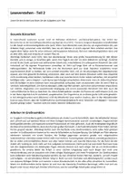 Vorschau - Arbeitsblätter - telc B2 Leseverstehen Teil 2 (Büroarbeit) + Lösung - Deckblatt