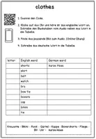 Vorschau - Arbeitsblätter - Clothes Hörverstehen/Aussprache - Seite 2