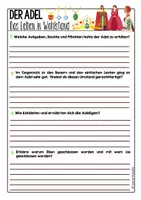 Vorschau - Arbeitsblätter - Mittelalter Ständegesellschaft Arbeitsblätter - Der Adel - Seite 3