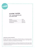 Vorschau - Mal- und Bastelvorlagen - Schöne Tassen - Mal- und Zeichenvorlagen - Seite 3