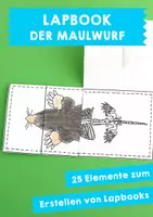Vorschau - Arbeitsblätter - Lapbook - Der Maulwurf - Deckblatt