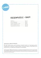 Vorschau - Mal- und Bastelvorlagen - Baum - Riesenpuzzle für die Gruppe - Seite 3