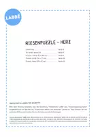 Vorschau - Mal- und Bastelvorlagen - Herz - Riesenpuzzle für die Gruppe - Seite 2