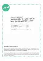 Vorschau - Mal- und Bastelvorlagen - Raster-Bäume - Arbeiten mit kalten & warmen Farben - Seite 3