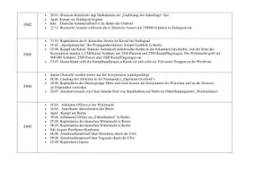 Vorschau - Arbeitsblätter - Chronologischer Verlauf "Zweiter Weltkieg" Jg. 9-11 - Seite 2