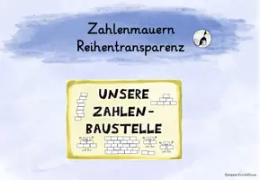 Vorschau - Präsentationen/Tafelbilder - Reihentransparenz Zahlenmauern Neutral - Deckblatt