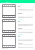 Vorschau - Arbeitsblätter - Englisches Arbeitsblatt Storyboard Filmplanung - Seite 1