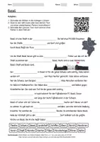 Vorschau - Arbeitsblätter - Arbeitsblatt zum Thema "Basel" + Onlineübung & MP3 + Mindmap + Infografik - Deckblatt