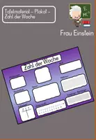 Vorschau - Poster - Zahl der Woche - Tafelvorlage - Deckblatt
