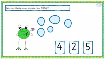 Vorschau - Arbeitsblätter - Erstes Rechnen mit FROGO dem Frosch - Mengen 1-10 interaktiv - Seite 2