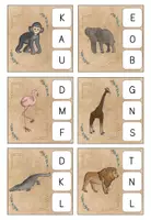 Vorschau - Fördermaterial/Inklusion - 38 Klammerkarten Anlaute Tiere - Seite 2