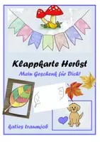 Vorschau - Mal- und Bastelvorlagen - Klappkarte Herbst - Deckblatt