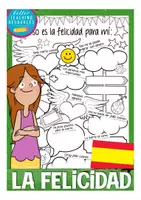 Vorschau - Arbeitsblätter - Eso es la felicidad para mí - Spanisch Arbeitsblätter - Deckblatt