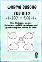 Vorschau - Arbeitsblätter - Warme Dusche für alle - Komplimente verteilen - Deckblatt