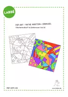 Vorschau - Arbeitsblätter - GRATIS Pop-Art Mathe - Addition-Erdkugel - Seite 2