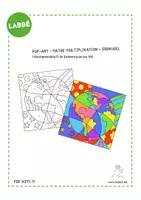Vorschau - Arbeitsblätter - GRATIS Pop-Art Mathe - Multiplikation-Erdkugel - Seite 2