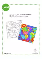 Vorschau - Arbeitsblätter - GRATIS Pop-Art Mathe - Division-Erdkugel - Seite 2