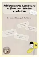 Vorschau - Arbeitsblätter - differenzierte Lerntheke: Aufbau von Briefen - Deckblatt