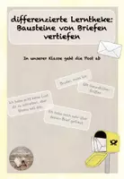 Vorschau - Arbeitsblätter - differenzierte Lerntheke: Bausteine von Briefen vertiefen - Deckblatt