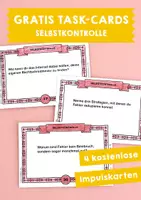 Vorschau - Aufgabenkarten - GRATIS Arbeitstechniken 10 - Selbstkontrolle TaskCards - Deckblatt