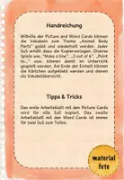 Vorschau - Spiele - FREEBIE: Animal Body Parts - Picture and Word Cards - Seite 1