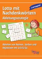 Vorschau - Spiele - Lotto mit Nachdenkwörtern: Ableitungsstrategie - Deckblatt