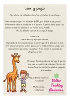 Vorschau - Arbeitsblätter - OPUESTOS Arbeitsblätter Spanisch (LEER y PEGAR) - Seite 1