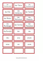 Vorschau - Fördermaterial/Inklusion - Doppelmitlaut ll - individuelle Auftragskarte & Wörter - Seite 3