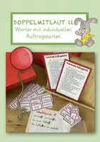 Vorschau - Fördermaterial/Inklusion - Doppelmitlaut ll - individuelle Auftragskarte & Wörter - Deckblatt
