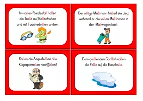 Vorschau - Fördermaterial/Inklusion - Doppelmitlaut ll - Lese- und Abschreibkartei - Seite 3