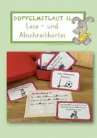 Vorschau - Fördermaterial/Inklusion - Doppelmitlaut ll - Lese- und Abschreibkartei - Deckblatt