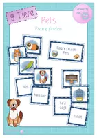Vorschau - Spiele - Paare finden - 9 Pets - Deckblatt