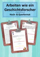 Vorschau - Poster - Arbeiten wie ein Geschichtsforscher - Deckblatt